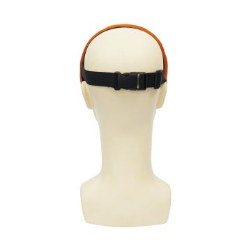 Adult Anime Spiral Mask - Orange Vortex Face Mask with Adjustable Strap