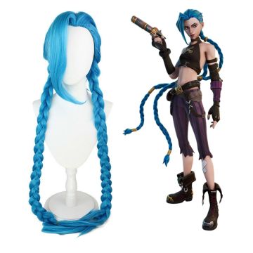 Arcane League of Legends Jinx Wig tt1159