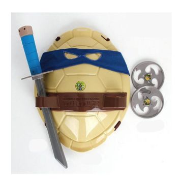 Kids Ninja Turtle Costume Set - Combat Shell & Weapon Accessories