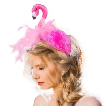 Pink Flamingo Headband Animal Headpiece tt1175