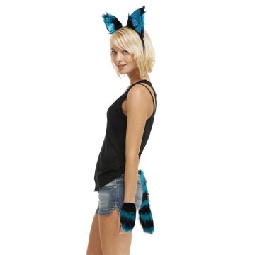 Fox & Wolf Ears Tail & Paws Set - Anime Cosplay Accessory Kit