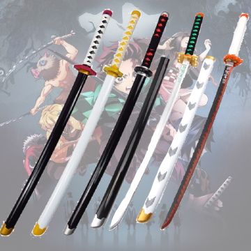 80cm Demon Slayer Anime Wood Sword  tt1177