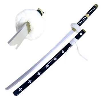 Trafalgar Law Sword Replica - 104cm Anime Katana Cosplay Prop with Scabbard