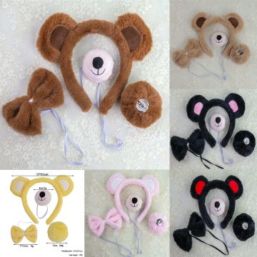 Kids Animal Bear Costumes Accessory Set tt1227