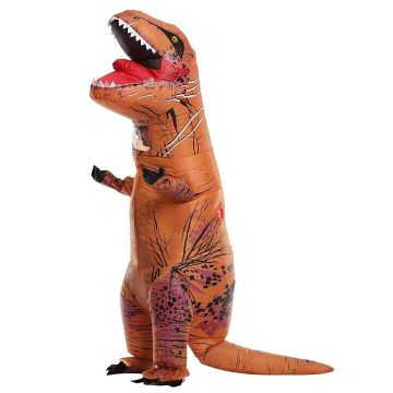Adult Inflatable Tyrannosaurus Dinosaur Costume - Blow Up Prehistoric Suit