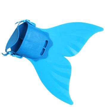 Kids Mermaid Fin Flippers - Adjustable Monofin Swimming Training Aid