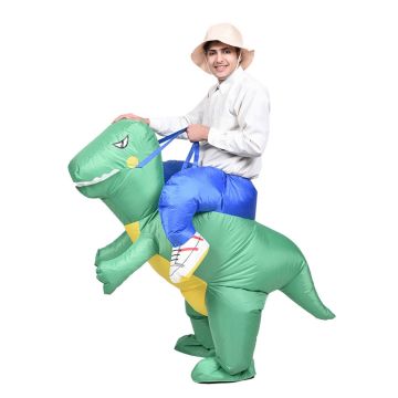 Dinosaur t-rex carry me inflatable costume tt2017-1e