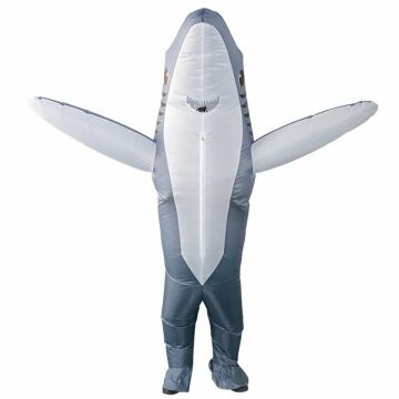 Kids Inflatable Shark Costume - Battery Powered Ocean Animal Suit
