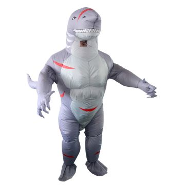 Adult Inflatable Shark Attack Costume - Ride-On Sea Monster Suit