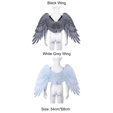 Black or White Angel Fairy Wings (Size:54cm*68cm) tt2061
