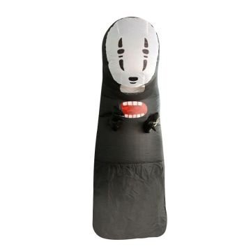 Adult Mysterious Spirit Costume - Inflatable Spirit Mask Outfit with Fan