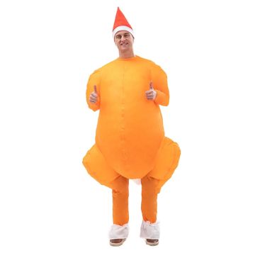 Mens Inflatable Roast Turkey Adult Costume
