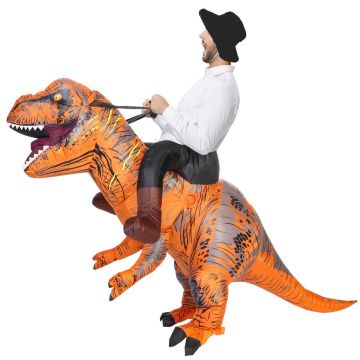 Adult T-REX Inflatable Costume With Hat 