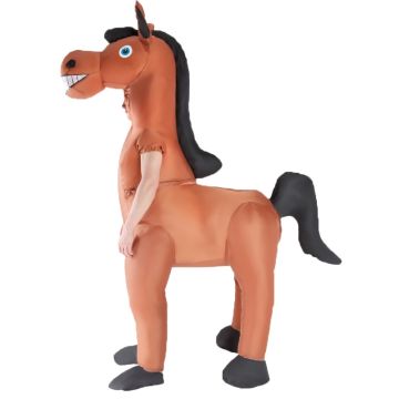 Mens Inflatable Horse Adult Costume