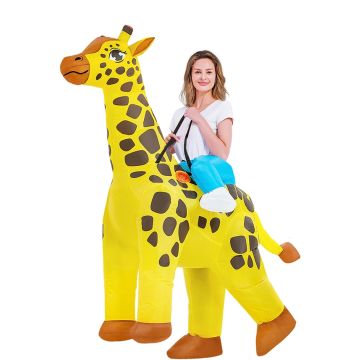Funny Giraffe Inflatable Costume – Book Week Safari Adult Outfit