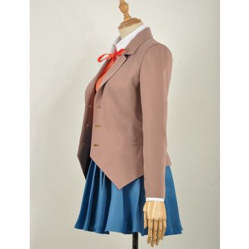 Womens Anime School Uniform Cosplay Costume - 5 Piece Literature Club Set
