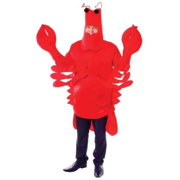 Lobster Costume Adult - Funny Sea Animal Suit with Claws