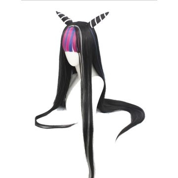 Womens Punk Rock Anime Cosplay Costume - Sailor School Girl Outfit with Wig