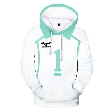 Adult Haikyū!! Volleyball Team Hoodie - Anime Sports Jersey Pullover