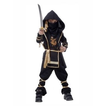Kids Stealth Ninja Warrior Costume tt3181