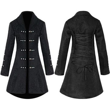 Ladies Black Vintage Jacket tt3183