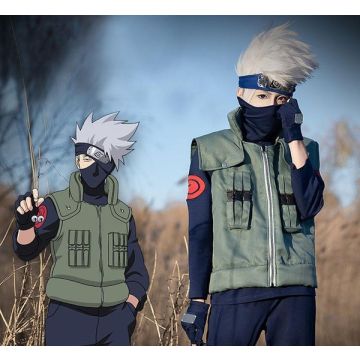 Anime Naruto Hatake Kakashi Cosplay Costume tt3197