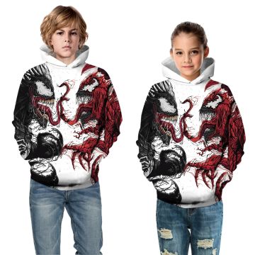 Kids Venom Hoodie 3D Print Jumper tt3201