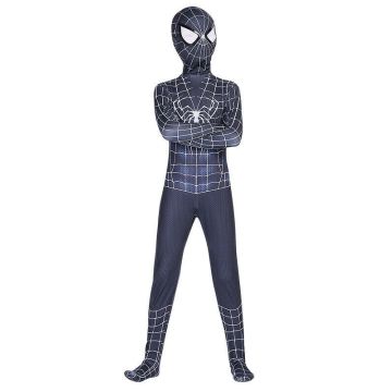 Boys black spider-man spider costumett3217