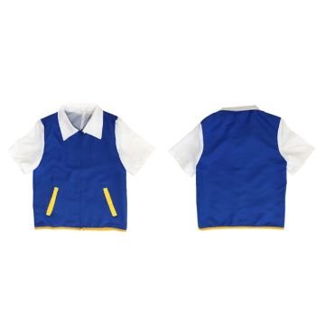 Adult Anime Trainer Costume - Ash Trainer Outfit with Cap & Gloves