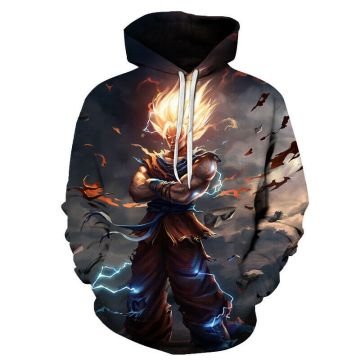Dragon Ball Sun Goku 3D Print Hoodie tt3225
