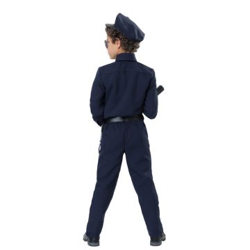 Kids Police Officer Costume - Full Uniform Set with Accessories