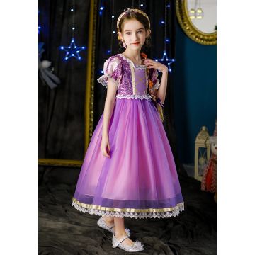 Purple Rapunzel Princess Costume tt3257