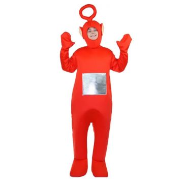 Teletubbies Costume Unisex Po (Red) Adult Onesie