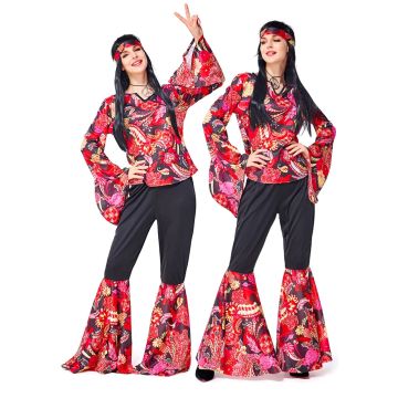 Ladies 1970s Womens Diva Jumpsuit  tt3271