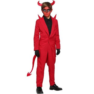 Boys Devil Demon Lord On Fire Costume tt3310