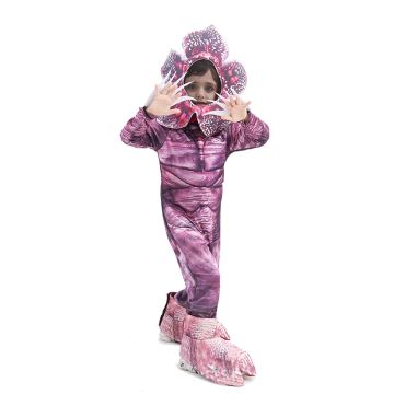 Kids Interdimensional Monster Costume with Opening Petal Face Hood