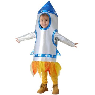 Kids Silver Rocket Costume tt3324