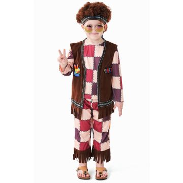Hippie Boys 1960s 1970s Costume tt3332