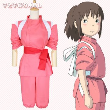 Spirited Away Chihiro Ogino Costume tt3336