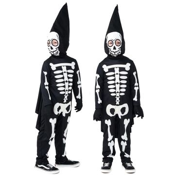 Kids Skeleton Halloween Costume tt3344