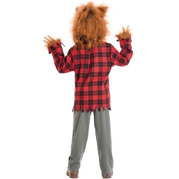 Childrens Wolf Costume - Boys Big Bad Wolf Lumberjack Outfit