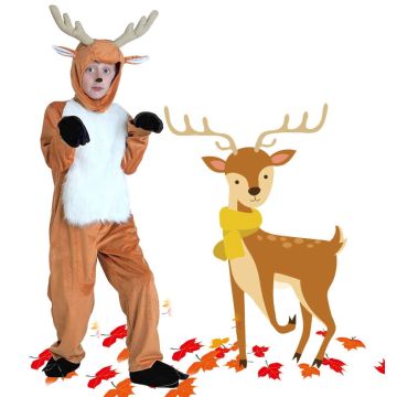 Kids Deer Jumpsuit Costume Onesie tt3350