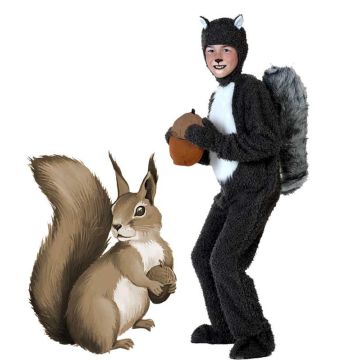 Kids Squirrel Jumpsuit Costume Onesie  tt3353