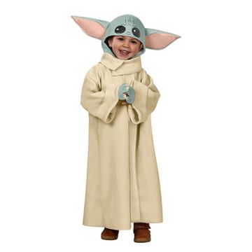 Kids Baby Yoda Star Wars The Mandalorian Costume 