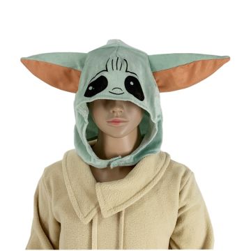Kids Green Alien Creature Costume with Hood and Ears