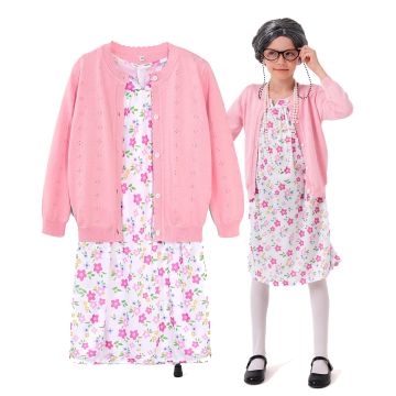 Grandma Old Lady 100 days of school Costume tt3395