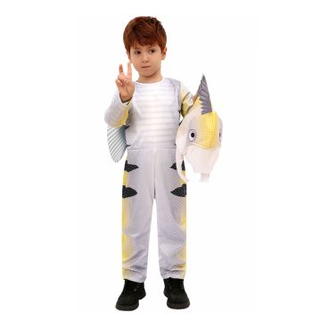 Kids Little Mermaid Flounder Fish Costume tt3405