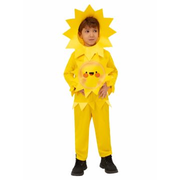 Kids Girls Boys Sunflower Dress Cosplay Costume Party Book Week Stage Drama tt3437