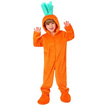 Kids Carrot Fruit & Veggie Cosplay Boow Week Easter Costume Stage Drama tt3438