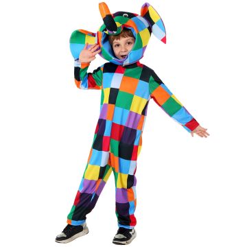 Elmer the Elephant Kids Costume – Patchwork Book Week Outfit tt3464